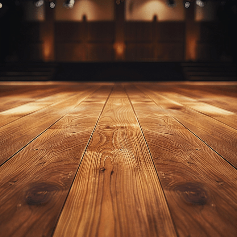 wood stage flooring